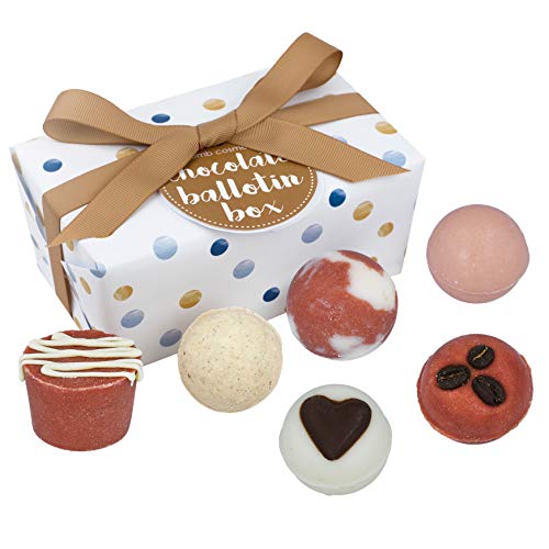 Cosméticos Bomb - BALCHOC 6 - Baño Caja de regalo de la forma del chocolate/del corazón de Rose