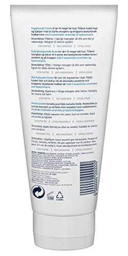 Crema hidratante para piel seca y muy seca, de CeraVe, 170 ml