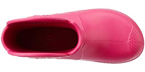 Crocs Handle It Rain Boot K, Botas de Agua Unisex Niños, Rosa (Candy Pink), 24/25 EU