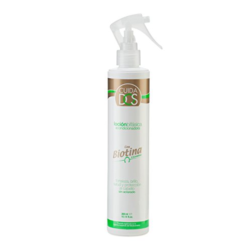 Cuidados Loción bifásica acondicionadora con biotina y keratina. Acondicionador capilar fortalezedor - 300 ml