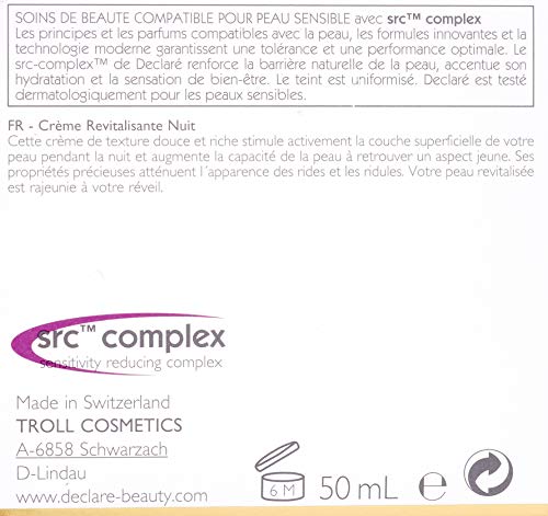 Declarar la revitalización de la noche Agecontrol revitalizante crema de noche 50 ml