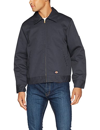 Dickies Lined Eisenhower-Chaqueta Hombre, Gris (Charcoal Grey ch), Small