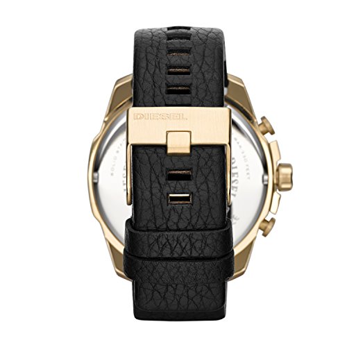 Diesel Reloj Cronógrafo para Hombre de Cuarzo con Correa en Acero Inoxidable & Piel DZ4344