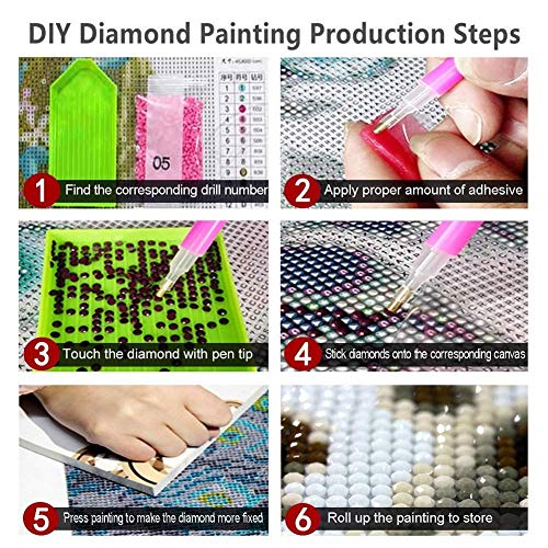 DIY adulto 5D kit de pintura de diamantes Fragonard Diversión de la madre bordado completo de diamantes de imitación pasta de punto de cruz artesanías de arte para la decoración del hogar