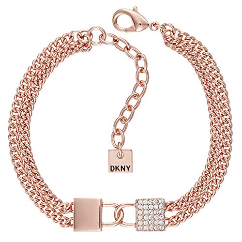 DKNY Pulsera para Mujer Latón con Piedra