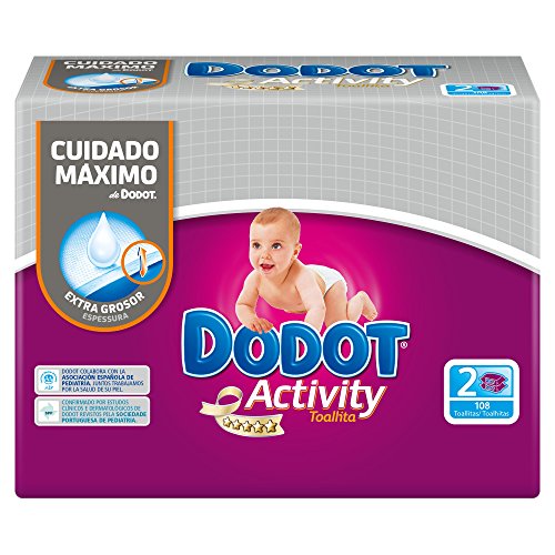 Dodot - Activity toallitas - 2 x 54 toallitas