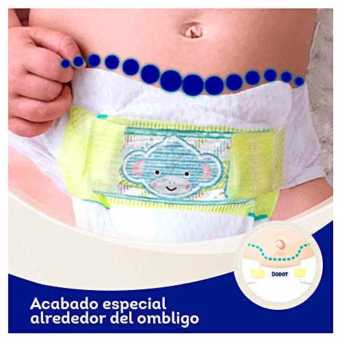 Dodot Sensitive Pañales para Bebé, Talla 2 (4 a 8 kg), 238 Pañales