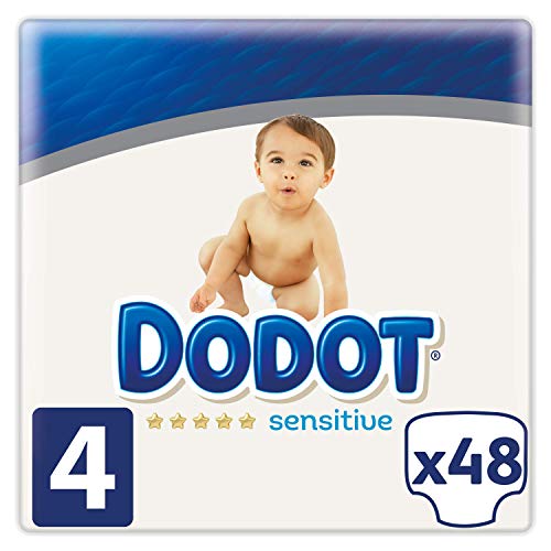 Dodot Sensitive - Pañales Talla 4, 48 Pañales, 9 a 14 kg