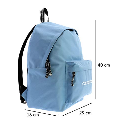 Don Algodón Mochila Mujer Casual Nailon con puerto USB Azul Claro