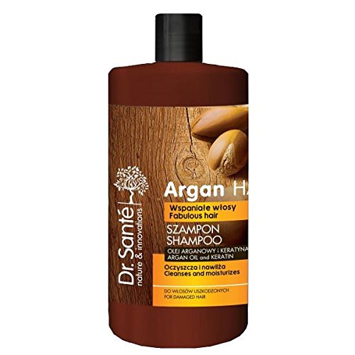 Dr. Sante Champú Natural De Aceite De Argán Y Queratina (Keratina) Para Cabello Dañado Sin Parabenos Dr. Sante 1000Ml 1000 ml