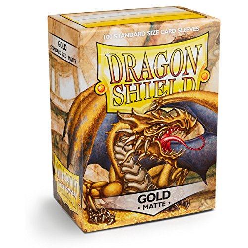 Dragon Shield - Matte Gold - 100 bustine protettive