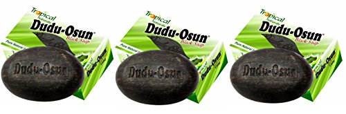 Dudu Osun 150 g Tropical Pure Natural africano negro jabón – Pack de 3