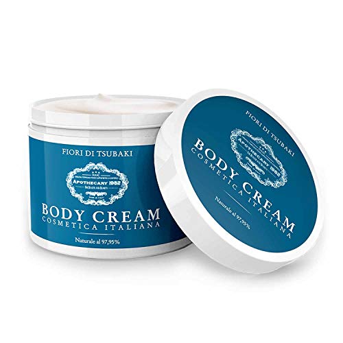 Dulàc - Body Cream Cosmetica Italiana - 500 ml - Crema Hidratante Corporal con Flores Tsubaki - piel suave, aterciopelada, reafirmada, hidratada - 97,95% natural - Apothecary 1982