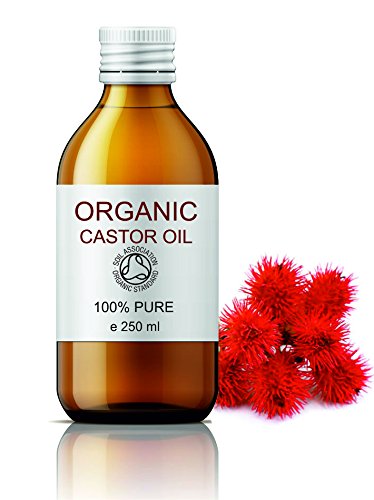 ECOLÓGICO Aceite de Ricino 100% Puro Natural 250 ml - Castor Oil Organic - Propiedades Fabulosas - Aceite de Belleza Anti bolsas, Suavizante Cabello, Hidratante Rostro, Nutritivo Piel y Reparador Uñas