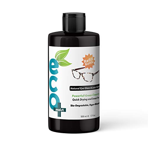 Ecomoist Líquido Limpiador óptico de Gafas y Lentes 500ml Refill Bottle