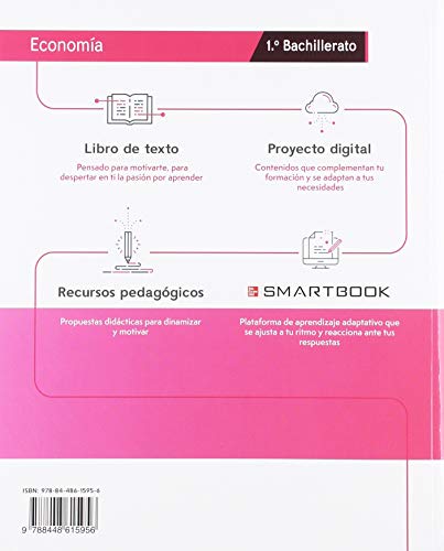 Economia 1 BACH. Libro del alumno y Smartbook