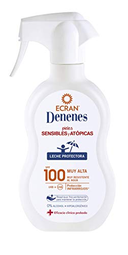 Ecran Sunnique Sensitive, Protector Solar para Pieles Muy Claras, Sensibles e Intolerantes al Sol, con SPF100 - Formato Familiar de 300 ml