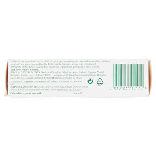 Efthymol original de pasta de dientes, 75ml