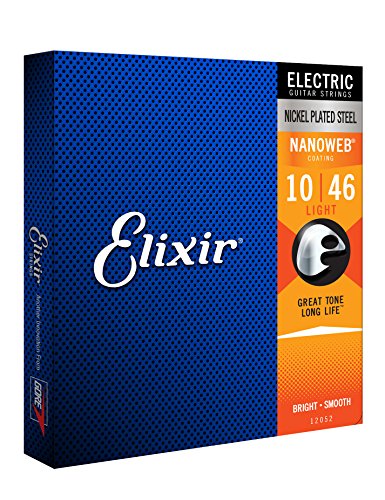 Elixir 12052 - Juego de cuerdas para guitarra eléctrica, .010 - 0.046