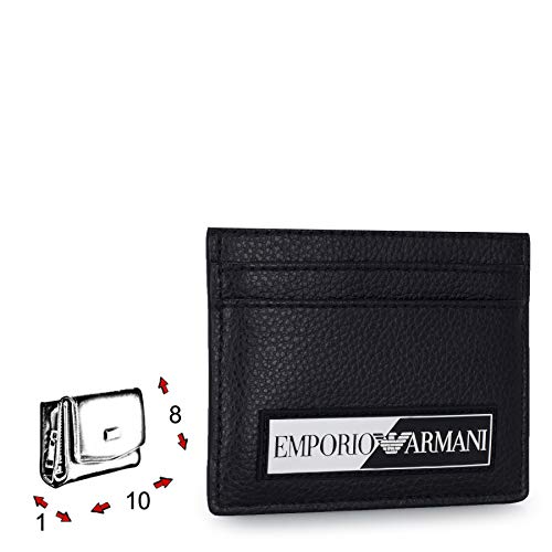 Emporio Armani hombre 100fringesquarenudist monedero black