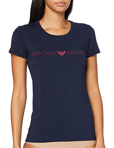 Emporio Armani Underwear T-Shirt Camiseta, BLU Marine - Marine Blue, XS para Mujer