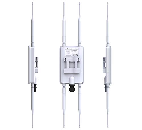 EnGenius Punto DE Acceso Outdoor ENH1350EXT 1PTO GIGA 1PT PoE Act 2ANTENA Omni. 10DBI