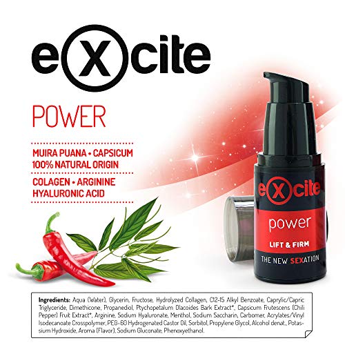 EXCITE Power Gel estimulante potenciador masculino a base de extractos vegetales. 15 ml.