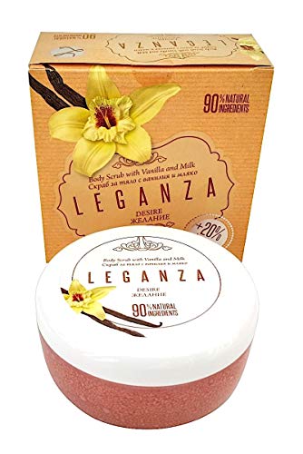 Exfoliante Corporal con Vainilla y Leche, Leganza Deseo