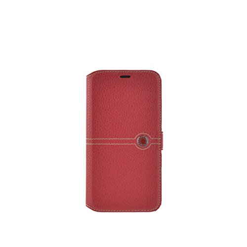 Faconnable – Funda Folio para iPhone X Rojo