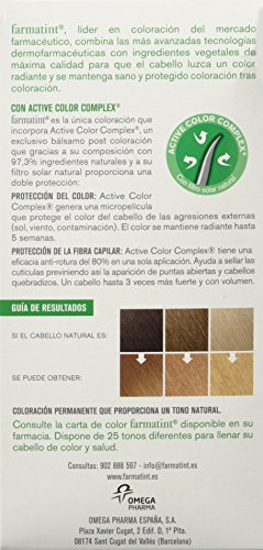 Farmatint Gel 8D Rubio Claro Dorado | Color natural y duradero | Componentes vegetales y aceites naturales | Sin amoníaco | Sin Parabenos | Dermatológicamente testado