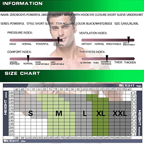 FEOYA - Men´s Underwear Shaper Slimming Ropa Interior para Hombre Adelgazante Reductora con Cremallera Suave Transpirable - Color de Piel - M