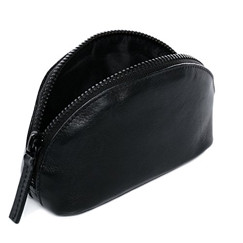 FEYNSINN® Estuche cosméticos Karli Bolsa de cosméticos Neceser Maquillaje Piel Negro