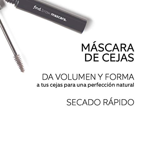 FIND - Choco Rush (Lápiz iluminador de cejas con brocha kabuki n.3 + Máscara de cejas n.3)