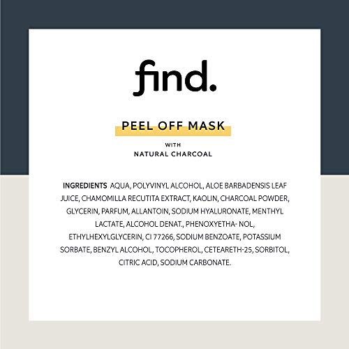 FIND - Mascarilla peel off de carbón, 100 ml