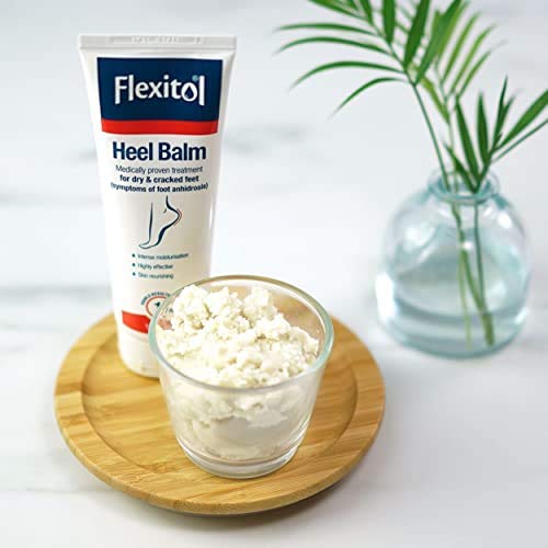 Flexitol Bálsamo de talón para pies secos y agrietados, hidratación intensa, adecuado para diabéticos - 112 g