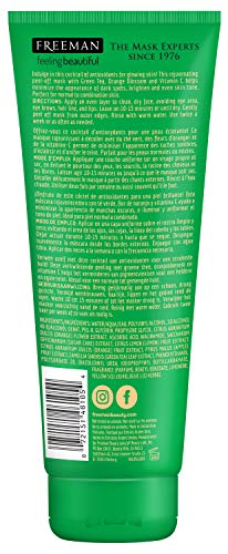 Freeman Feeling - Mascarilla de gel para eliminar té verde y azahar, 175 ml