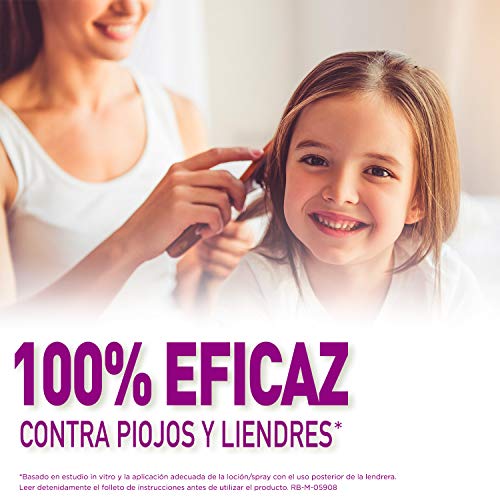 FullMarks Kit Tratamiento Antipiojos para Niños, Elimina los Piojos, Contiene Loción 100 ml, Champú Post-Tratamiento 150 ml y Lendrera