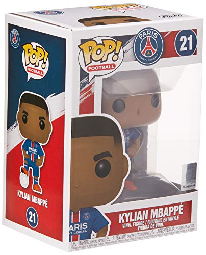 Funko- Pop. Vinyl: Football-Kylian Mbappé (PSG) Collectible Figure, Multicolor (39828)