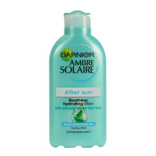 Garnier Ambre Solaire After Sun Calmante y Loción Hidratante con Aloe Vera natural derivado 200ml