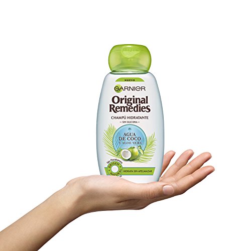 Garnier Original Remedies Champú Agua de Coco y Aloe Vera 250 ml