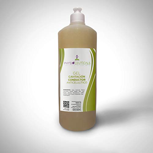 Gel Cavitación Conductor ANTICELULITICO 1000 ML(Ruscus Vessiculosus,Estract hereda Helix,Leaf Extract,Aesculus Hipocastanum,Coffea Arabiga)