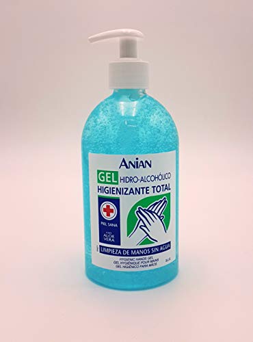 GEL HIDRO-ALCOHÓLICO ANIAN. 500ML.