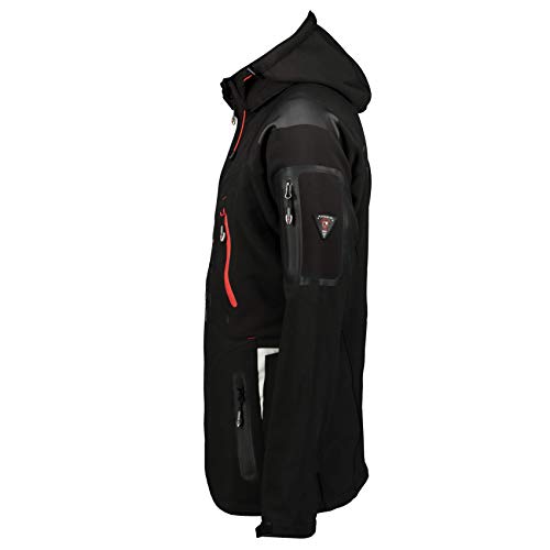 Geographical Norway Techno Softshell - Chaqueta para Hombre, con Capucha Desmontable