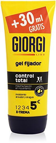 Georgi Line - Control total 5 - Gel fijador - 180 ml - [paquete de 3]