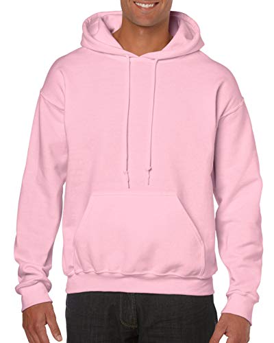 Gildan Heavy Blend Sudadera con Capucha, Pink (Light Pink 000), L para Hombre