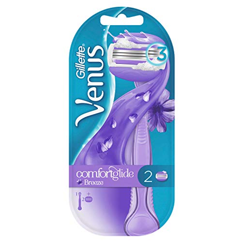 Gillette Venus ComfortGlide Breeze Maquinilla Para Mujer, Con Bandas Hidratantes Flexibles