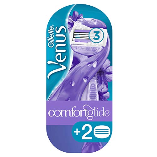 Gillette Venus ComfortGlide Breeze Maquinilla Para Mujer, Con Bandas Hidratantes Flexibles