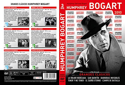 Grandes Clásicos: Humphrey Bogart (La mujer marcada / San Quintín / Barreras invisibles / Tener y no tener / El sueño eterno / Campo de batalla) [DVD]