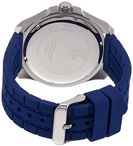 Guess Reloj analogico para Hombre de Cuarzo con Correa en Caucho W0798G2