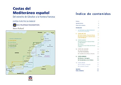 GUÍAS NÁUTICAS IMRAY. COSTAS DEL MEDITERRÁNEO: Del estrecho de Gibraltar a la fontera francesa